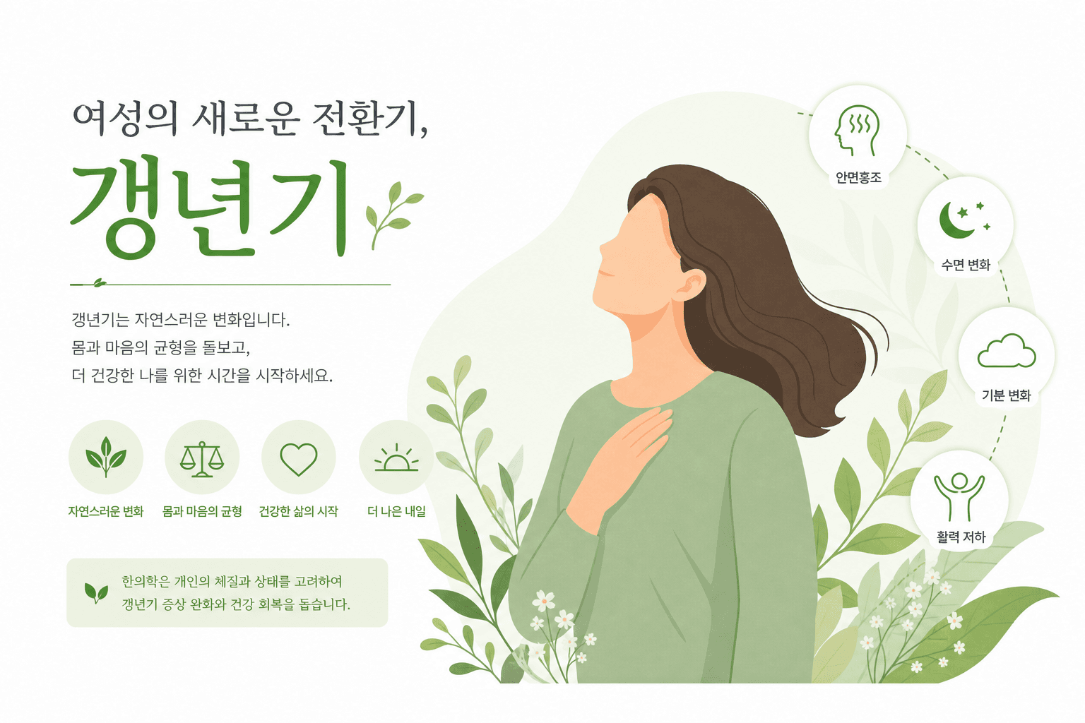 갱년기 한약, 호르몬제와 어떻게 다를까요? 특성과 선택 기준 비교